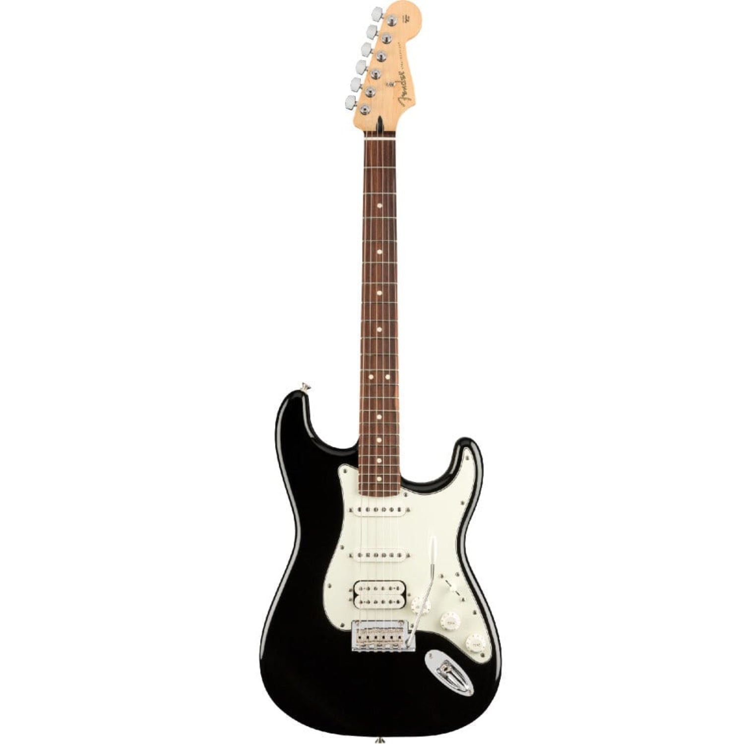 fender electric guitars black / pau ferro fender player stratocaster hss electric guitar #color_black,fingerboard_pau-ferro